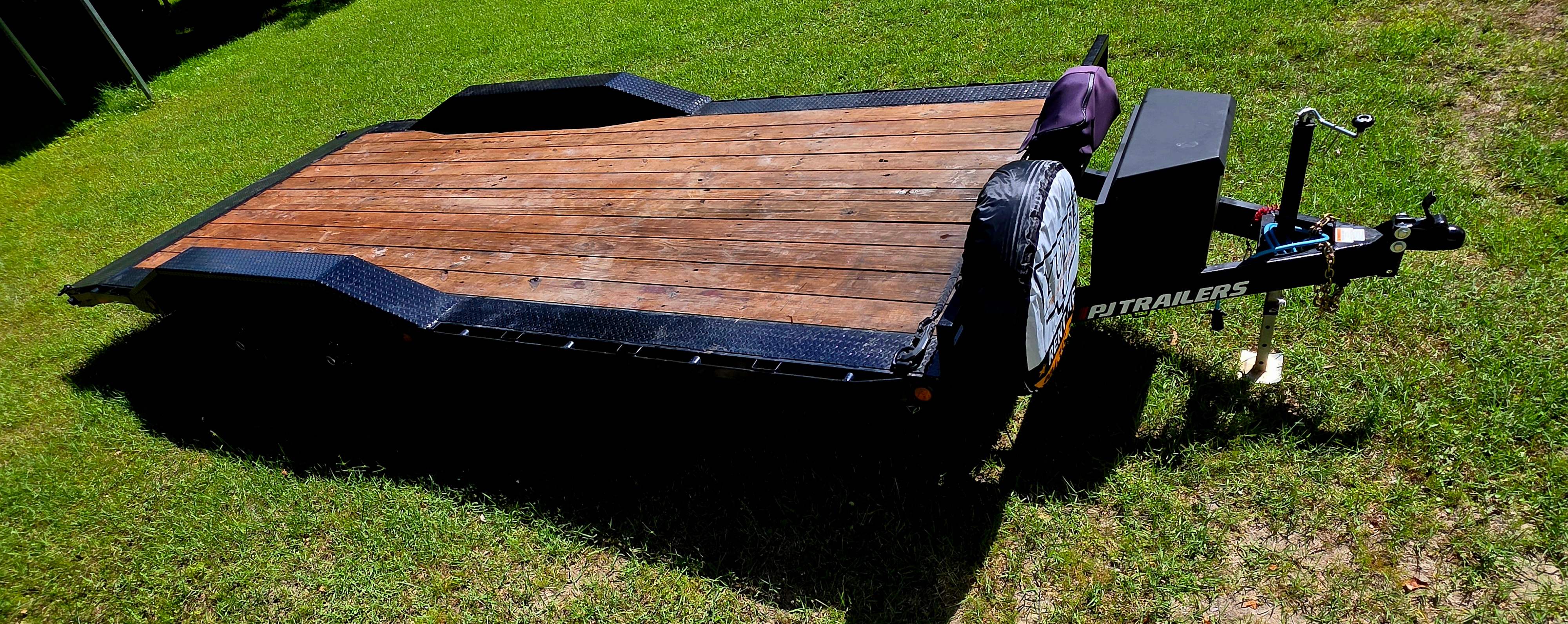 102 x 20 foot PJ car hauler trailer for rent in Yulee, FL