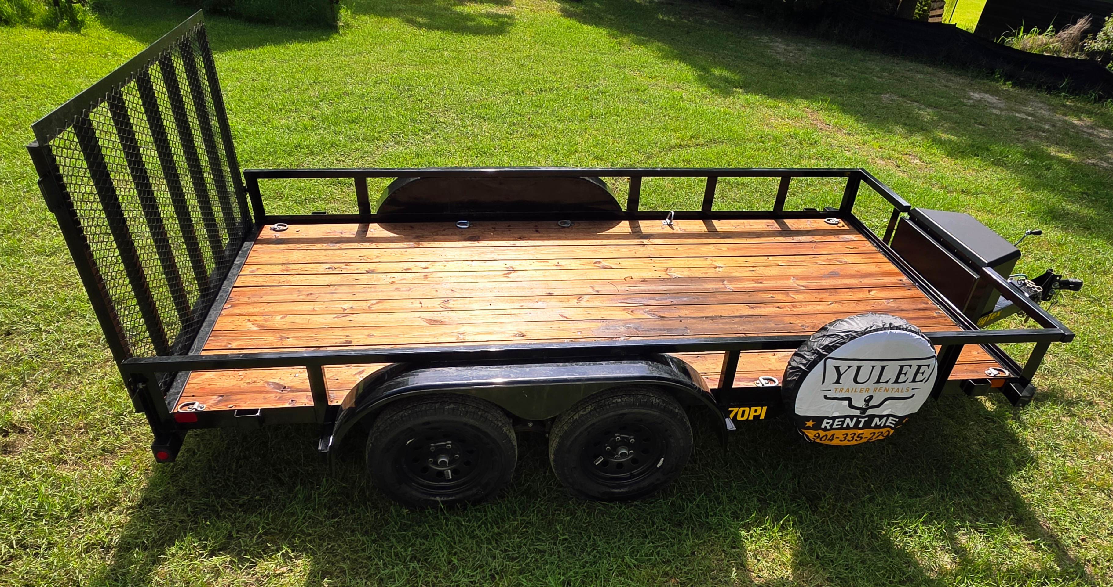 83 x 14 foot Big Tex utility trailer for rent in Yulee, FL